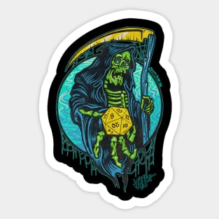 Roll for death Sticker